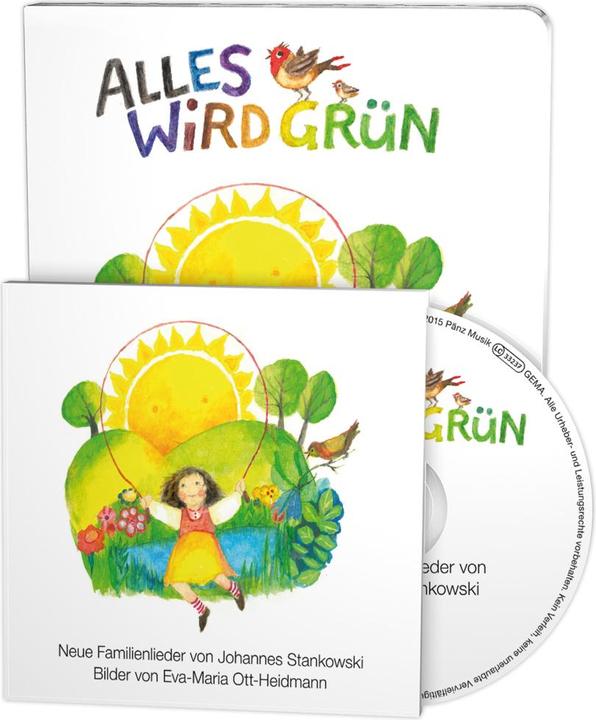 Produktbild Alles wird grün. Mit Musik-CD (Deutsch, Eva-Maria Ott-Heidmann, 2014)