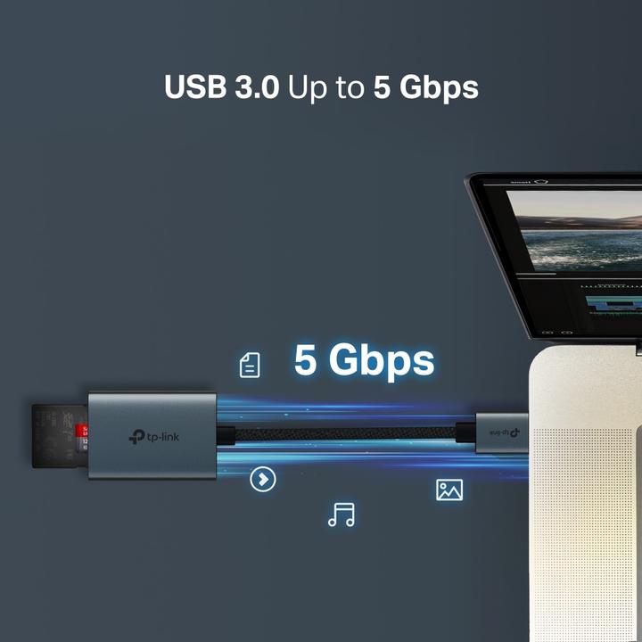 Produktbild TP-Link Adap USB Type-A to SD&TF 3.0 UA430 (USB 3.0)
