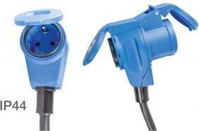 Actual product image As - Schwabe CEE adapter cable Caravan (1.50 m, CEE 7/3, CEE)