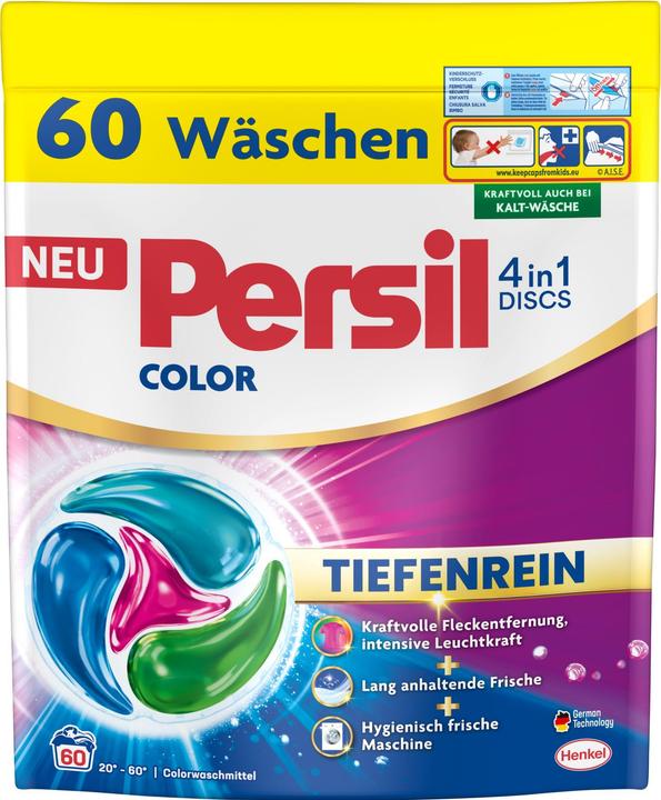 Persil Kapseln Color Discs (60 Cycles de lavage, Pods)