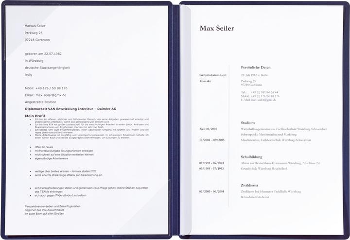 Produktbild Pagna Bewerbungsmappe Stream (A4, 1x)