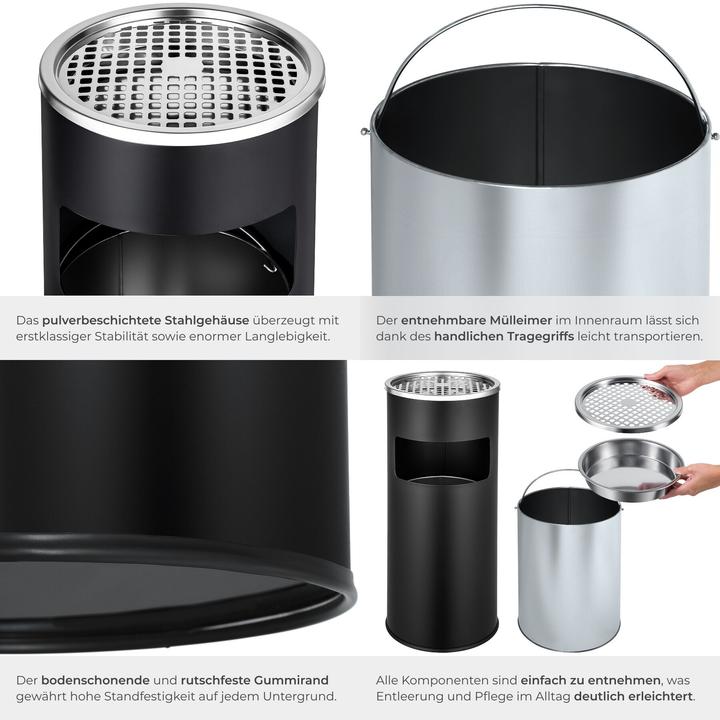 Actual product image tectake Standaschenbecher