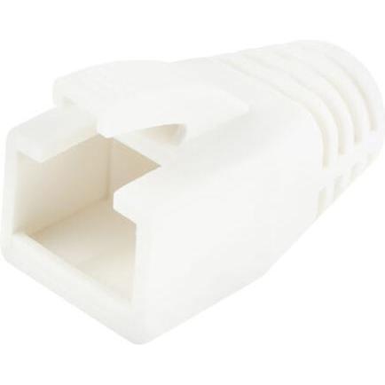 Thumbnail - ACT RJ45 white boot for 8.0 mm cable. Colour: White Cable boot rj45 8.0mm white, Server Zubehör, Weiss