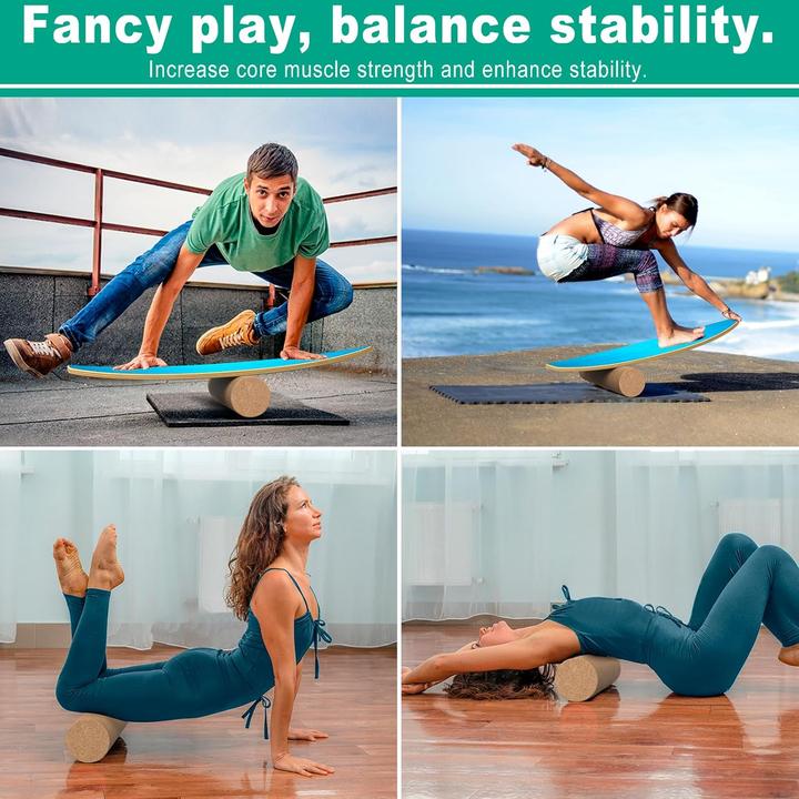 Image du produit Healfith Balance Board Set für Gleichgewichtstraining