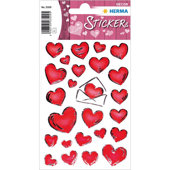 Produktbild HERMA Sticker Herzen