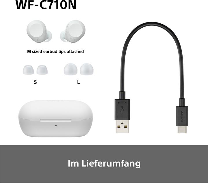 Image du produit Sony WF-C710N (NC, 8.50 h, Sans fil)