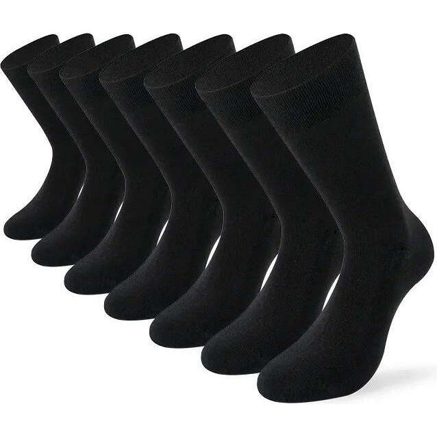 Lenz, Damen, Socken, Duos 1-7, Schwarz, (7er Pack, 35 - 38)