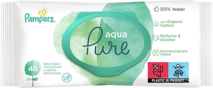 Actual product image Pampers Aqua Pure (432 pcs.)