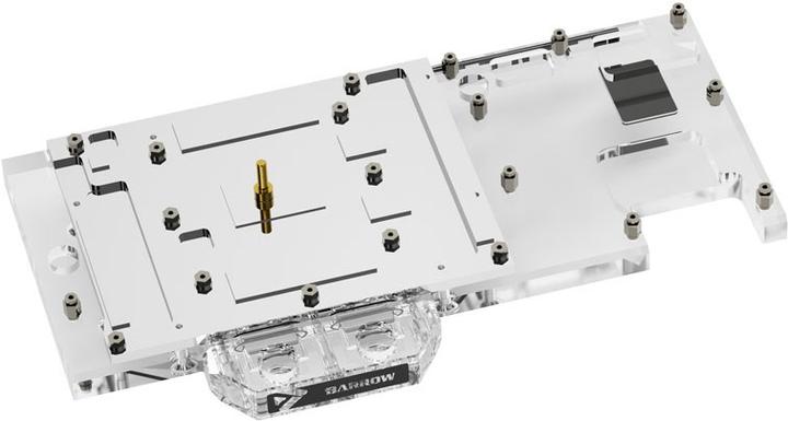 Actual product image Barrow LRC2.0 full coverage GPU Water Block for AMD 6900XT Aurora RGB - Acrylic