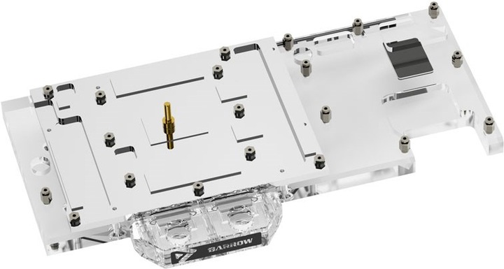 Produktbild Barrow LRC2.0 full coverage GPU Water Block for AMD 6900XT Aurora RGB - Acryl