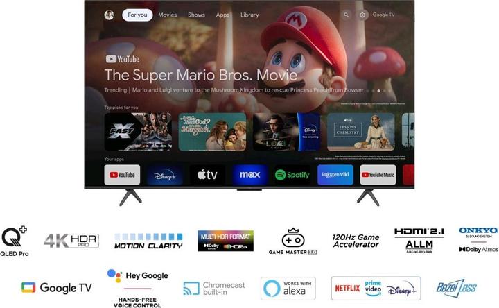 Image du produit TCL 55T7B (55", QLED, 4K, 2023)