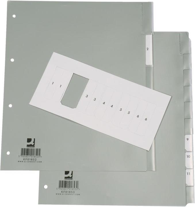 Image du produit Q-Connect Onglet plein format surdimensionné avec lettres-fenêtres