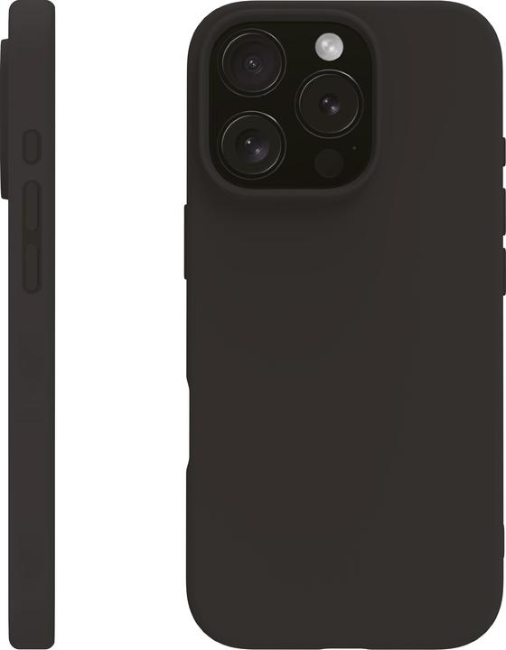 Immagine prodotto Vivanco MAG HYPE Cover per iPhone 16 Pro, nera, supporto MagSafe (Apple iPhone 16 Pro)