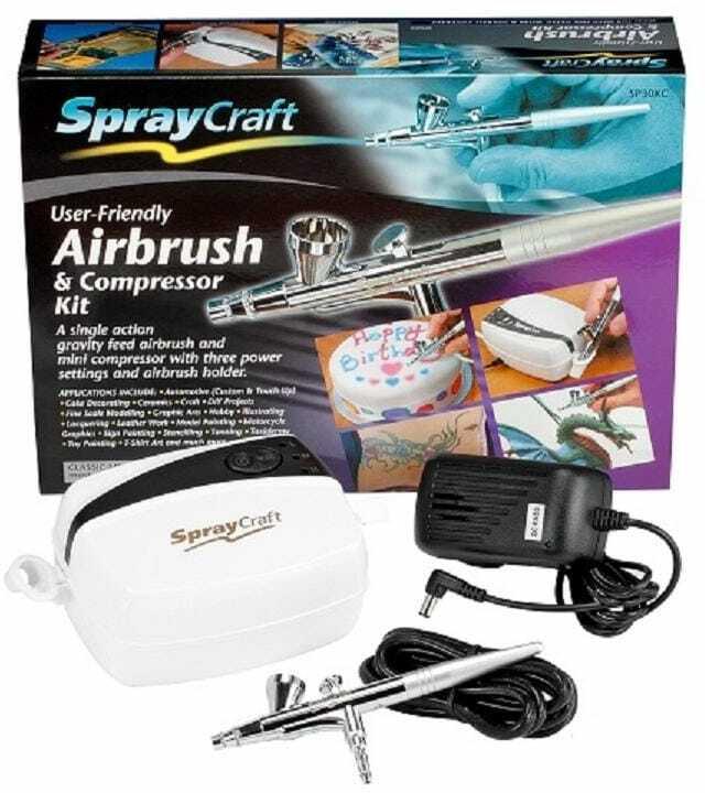 Produktbild OEM Airbrush-Set SP30 Single Action, Set mit Kompressor: Ja