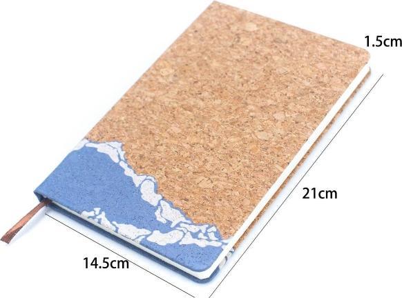 Actual product image MB Cork Bedrucktes Notizbuch aus Naturkork mit schönem Design