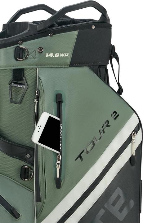 Produktbild Big Max Dri Lite Tour 2 Cartbag Schwarz/Olive/Weiss