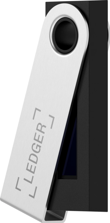 Actual product image Ledger Nano S (Bitcoin, Ether, Litecoin, Bitcoin cash, Dash, Ethereum Classic, Komodo, Neo, Ripple, Stellar, Ubiq, Vertcoin, Zcash)