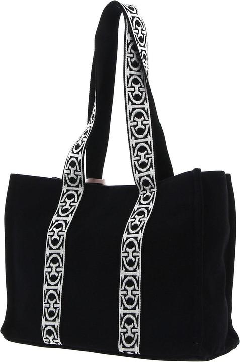 Actual product image Coccinelle Never Without Bag Ribbon Handbag Canvas Fabric
