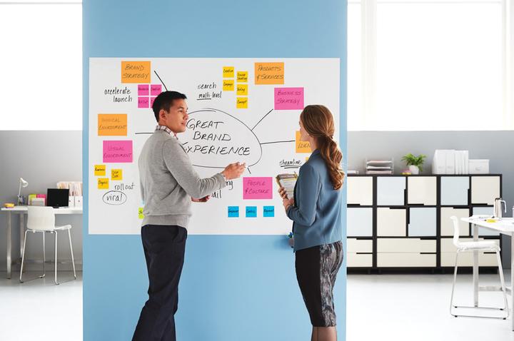 Produktbild Post-it Weisswandtafel-Folie (121.9 x 182.9 cm)