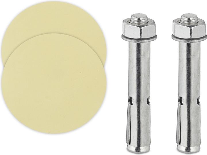 Image du produit Relaxdays 2x butoirs de porte (2 pièce(s), 4.5 x 4.5 x 8 cm)