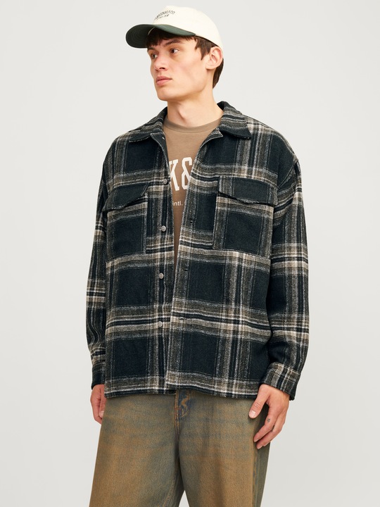 Image du produit Jack & Jones Jorvesterbro Check Overshirt Ls Sn (S)