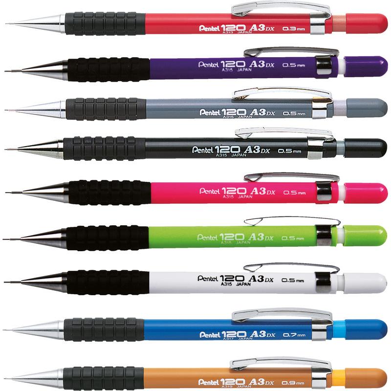 BÉ BÌNH|Bút Chì Bấm Pentel 120 A3 Mechanical Pencil A315 0.5mm - Foto 5