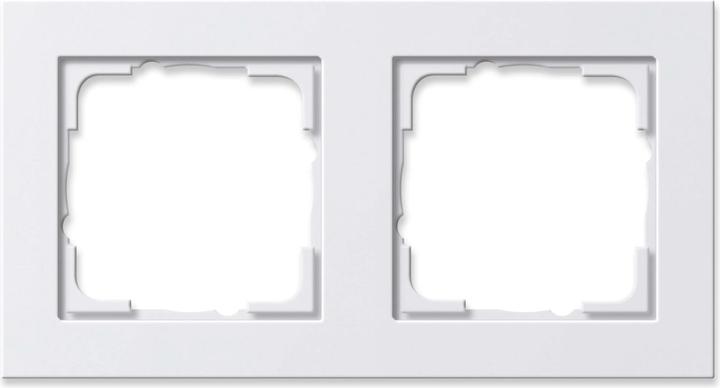 Actual product image Gira 2-gang frame E2, standard 55 R