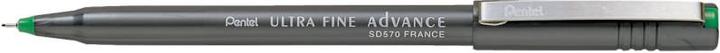Actual product image Pentel Fiber pen Ultra Fine Advance (Green, 1x)