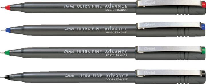 Actual product image Pentel Fiber pen Ultra Fine Advance (Green, 1x)