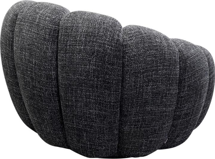 Produktbild Kare Design Drehsessel Peppo Bloom Melange Schwarz
