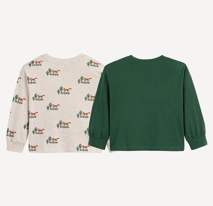 Produktbild La Redoute Collections 2er-Pack Langarmshirts (98)