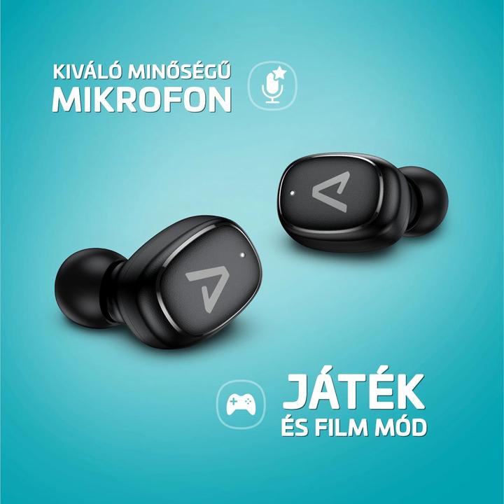Immagine prodotto Lamax Dots3 Play Cuffie wireless In Ear Call/Music USB Type-C Bluetooth Nero (38 h, Senza fili)
