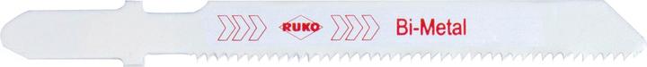 Produktbild Ruko 5x Stichsägeblatt 8028 HSS weiss gewellt