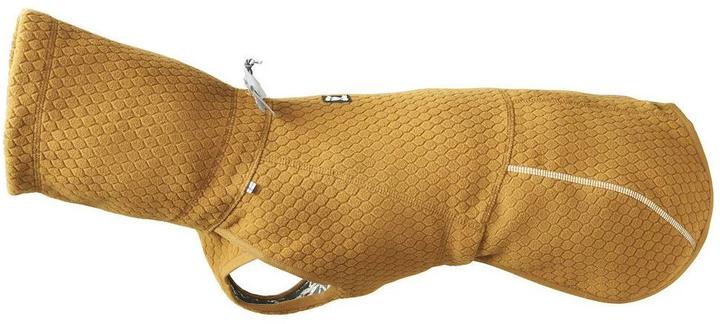 Actual product image Hurtta Winter Coat Warming Midlayer ECO, 55, Mustard (55, Dog coat)
