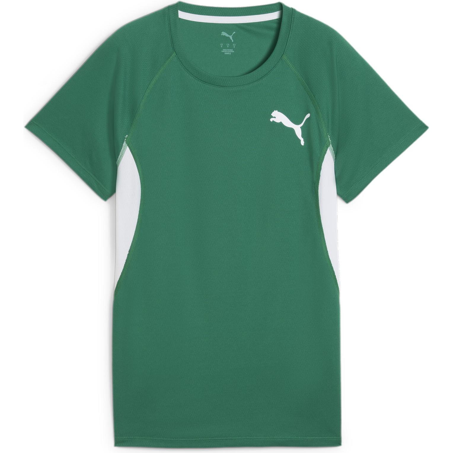 Puma, Herren, Sportshirt, W CROSS THE LINE TEE 3.0 (M), Grün, M
