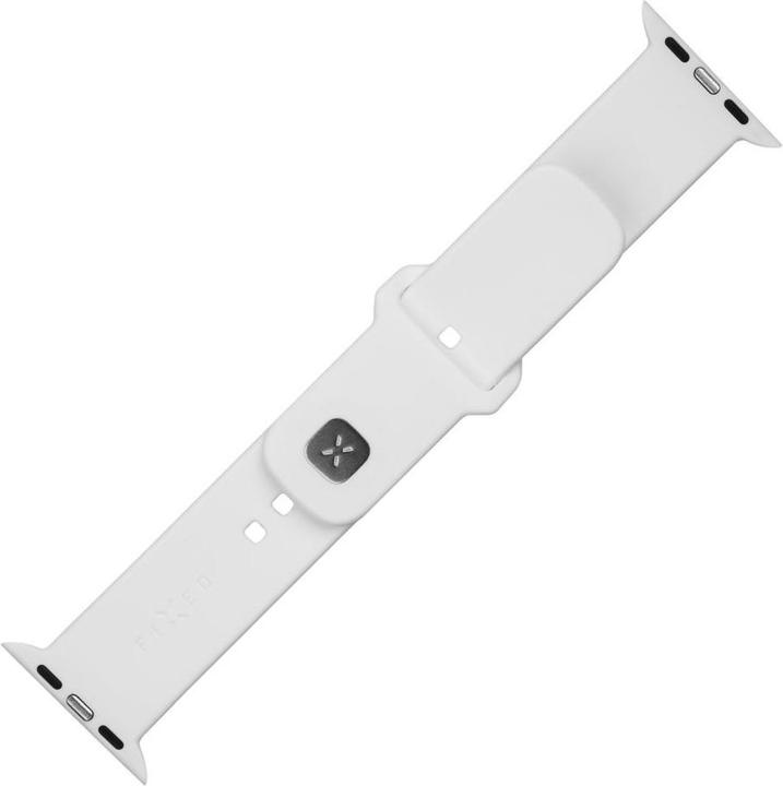 Image du produit Fixed Silicone Sporty Clock Block Apple Watch 38/40/41mm Smart Watch, Blanc (Silicone, Montre Apple)