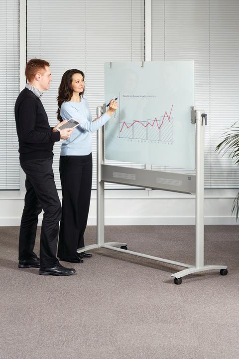 Produktbild Nobo Glastafel Diamond mobil (120 x 90 cm)