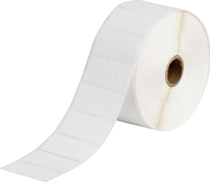 Brady THT-137-499-1.5-SC, nylon fabric, white, matt, 50.80 x 25.40 mm, permanent, for BBP11 (1500 E. (5.08 cm)