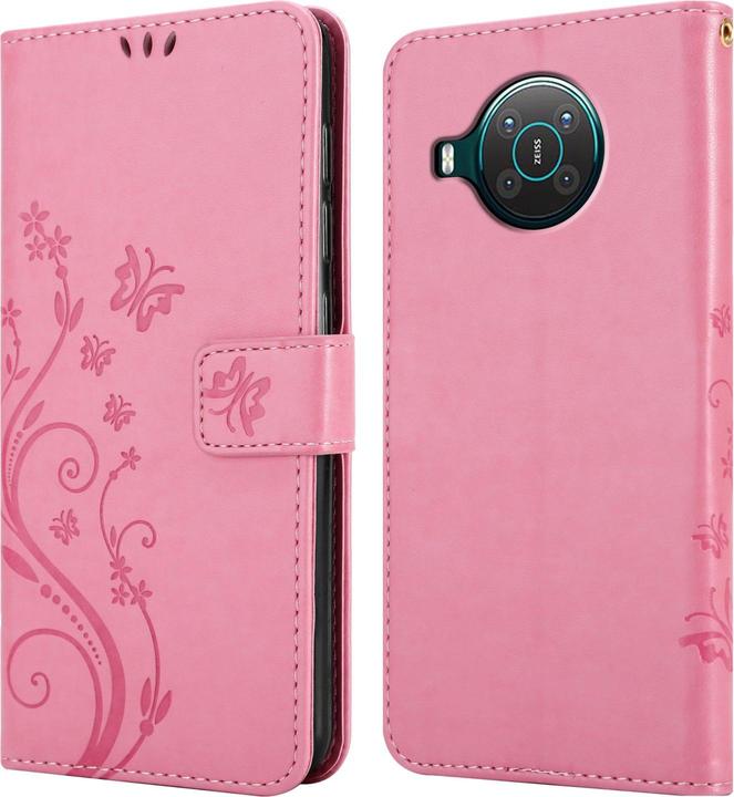 Produktbild Cadorabo Flower Book Hülle (Nokia X10, Nokia X20)