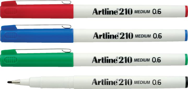Actual product image Artline Fibre pens 210