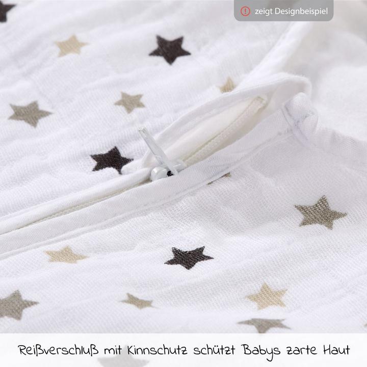 Produktbild Alvi Schlafsäcke Sommer-Schlafsack Mull - Türkis - (90 cm)