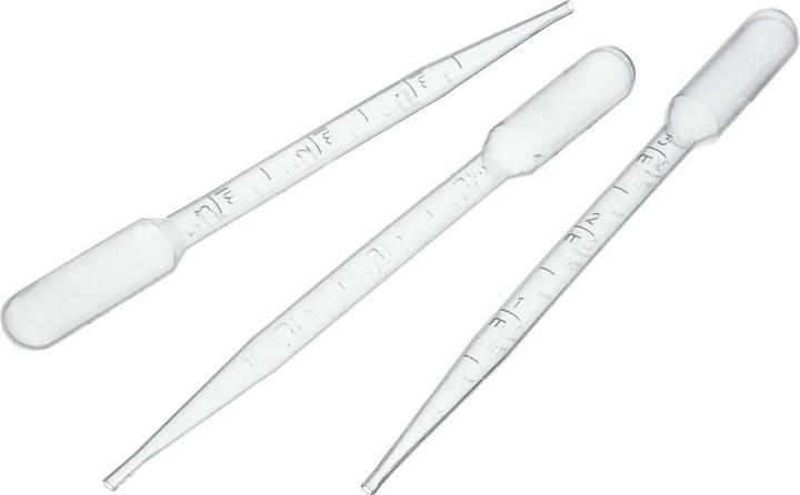 S E 50 Pc Plastic Dropper for Gold Panning- 5.5", 3ML Capacity