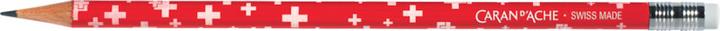 Produktbild Caran d'Ache Graphitstift Schweizer Kreuze mit Radierer im Becher (HB, 36x)