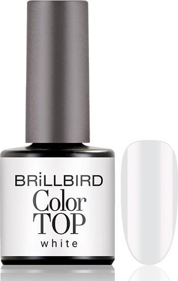 Produktbild BrillBird Color Top Coat - White 8 ml (White, Top Coat)