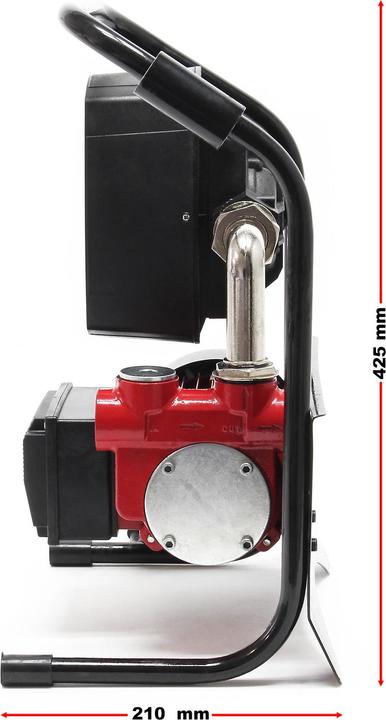 Produktbild Wiltec Heizöl- und Dieselpumpe 230V/600W 40l/min selbstansaugend Pumpe Pistole