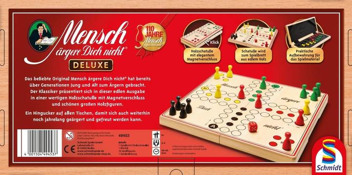 Image du produit Schmidt Spiele L'homme ne s'embête pas Deluxe (f) (Allemand)