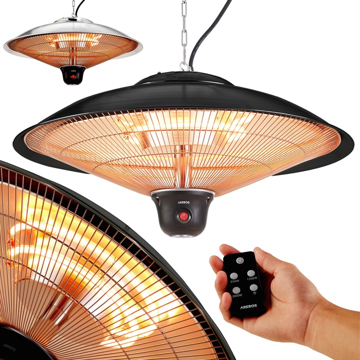 Actual product image Arebos Overhead radiant heater (2000 W)