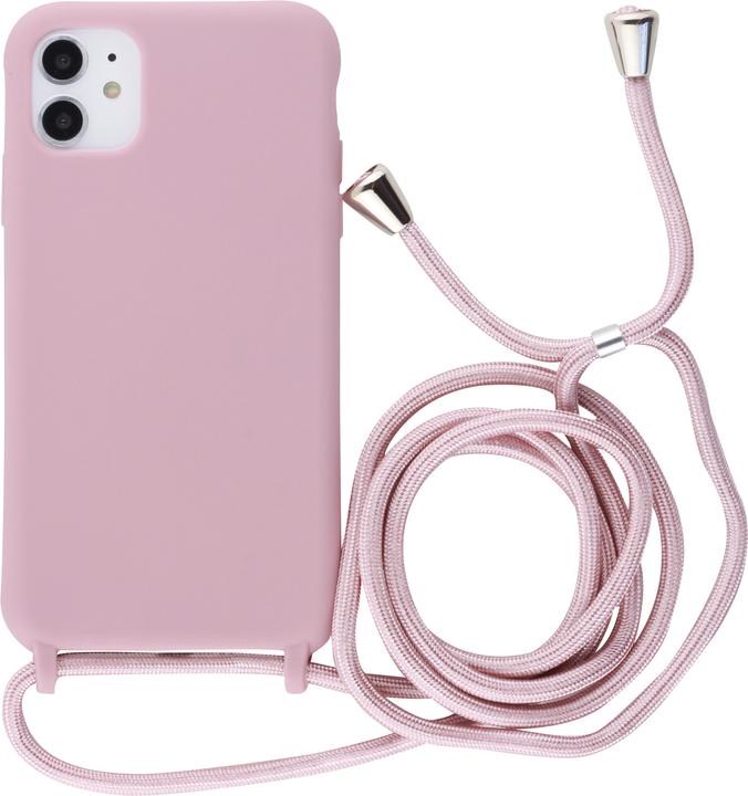 Actual product image PhoneLook Coque Silicone Mat avec lacet rose pâle (Apple iPhone 7)