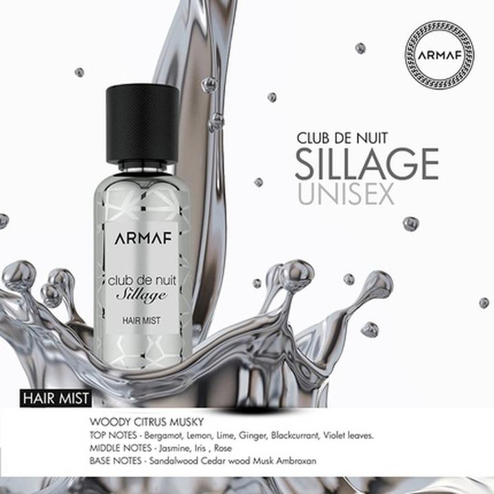 Immagine prodotto Armaf Club De Nuit Sillage - spray per capelli - 55 ml (55 ml, Profumo per capelli)