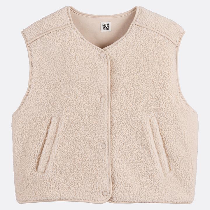 Produktbild La Redoute Collections Ärmellose Oversize-Weste aus Sherpa (M, L)